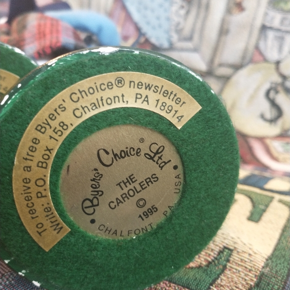 2 VINTAGE AMAZING BYERS CHOICE CAROLERS DOLLS. - Picture 12 of 16